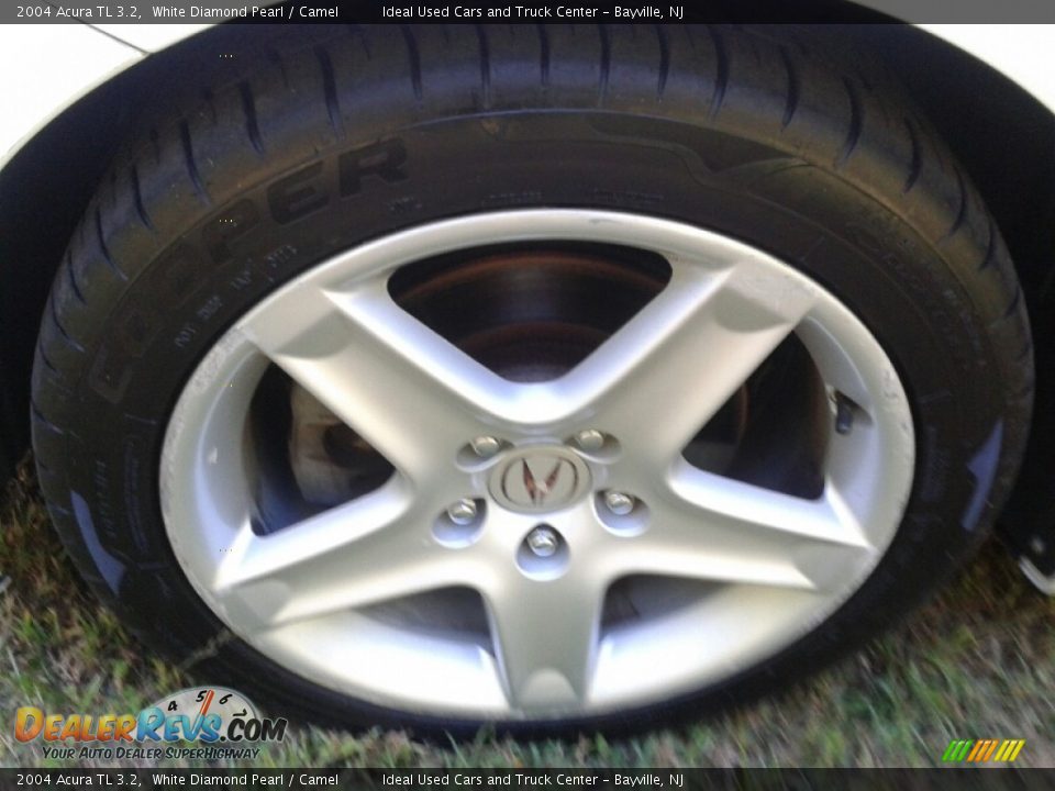 2004 Acura TL 3.2 White Diamond Pearl / Camel Photo #32