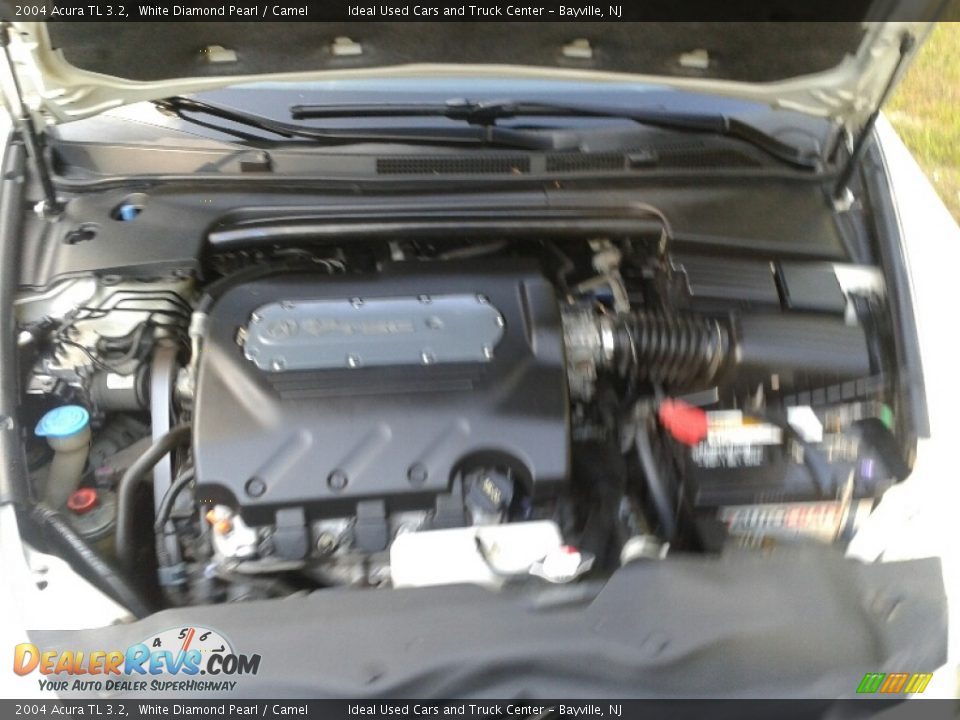 2004 Acura TL 3.2 White Diamond Pearl / Camel Photo #34
