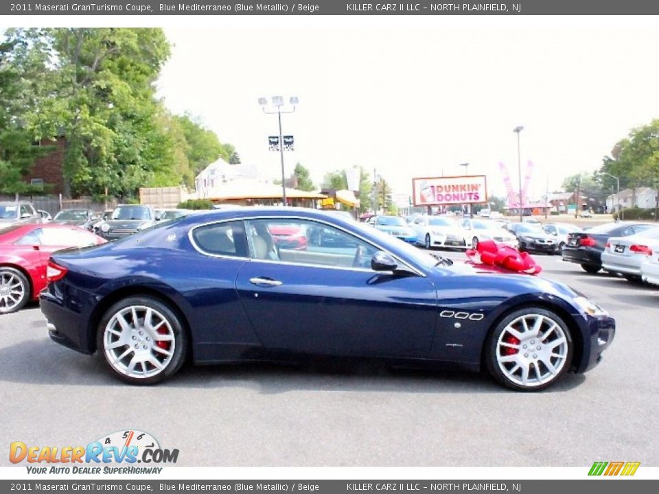 2011 Maserati GranTurismo Coupe Blue Mediterraneo (Blue Metallic) / Beige Photo #10
