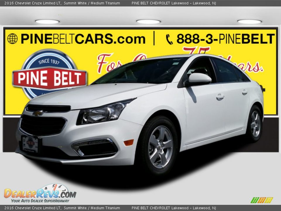 2016 Chevrolet Cruze Limited LT Summit White / Medium Titanium Photo #1