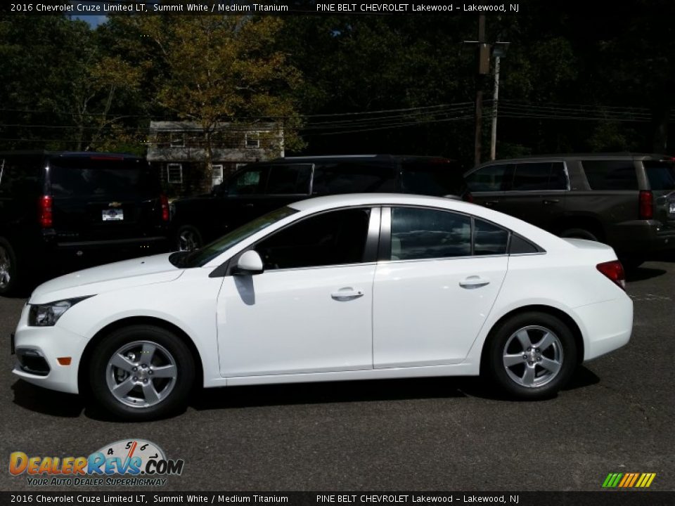 2016 Chevrolet Cruze Limited LT Summit White / Medium Titanium Photo #3