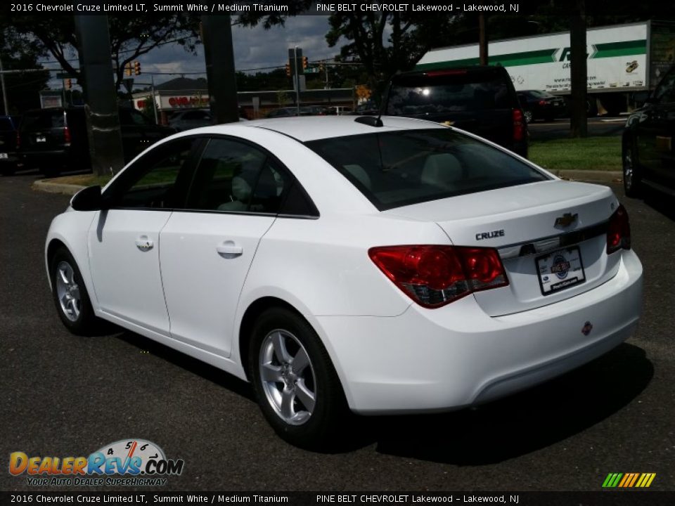 2016 Chevrolet Cruze Limited LT Summit White / Medium Titanium Photo #4