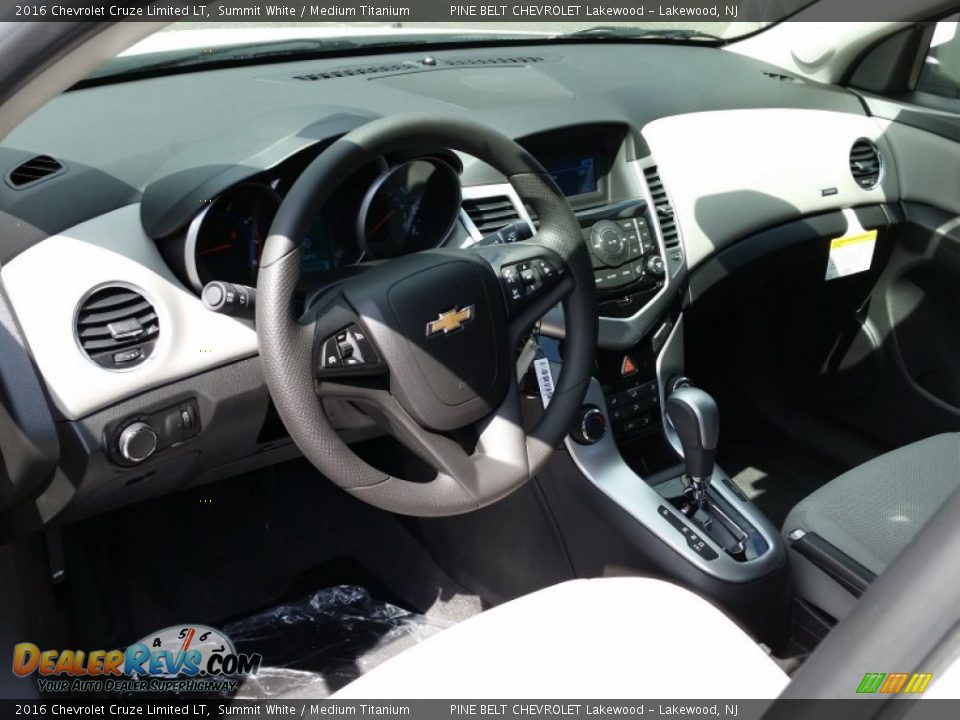 2016 Chevrolet Cruze Limited LT Summit White / Medium Titanium Photo #7
