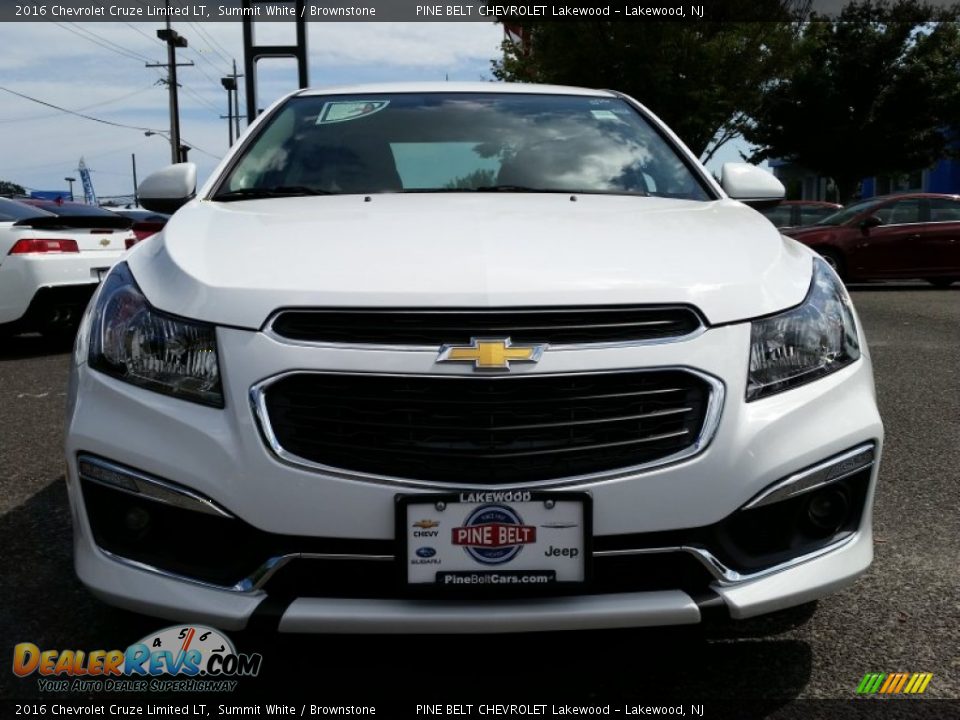 2016 Chevrolet Cruze Limited LT Summit White / Brownstone Photo #2