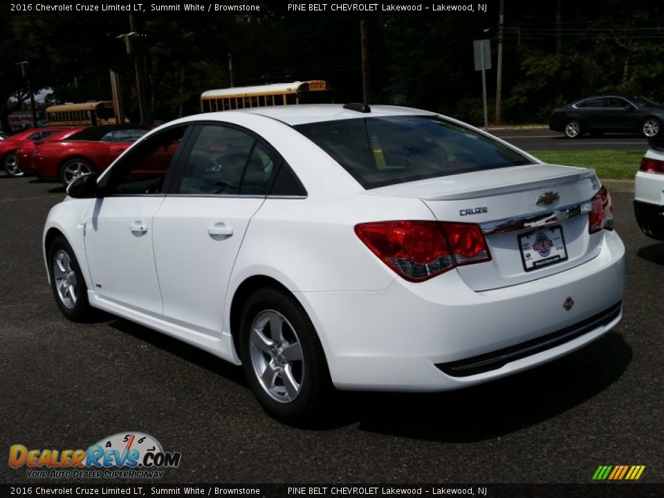 2016 Chevrolet Cruze Limited LT Summit White / Brownstone Photo #4