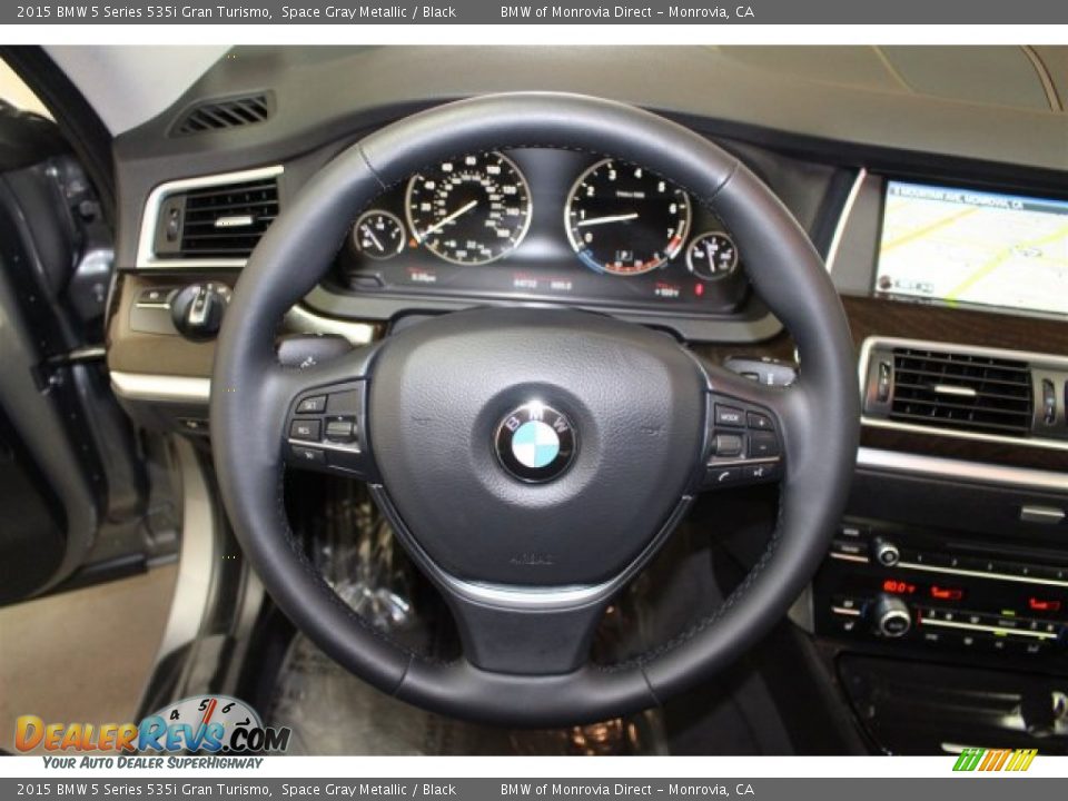 2015 BMW 5 Series 535i Gran Turismo Space Gray Metallic / Black Photo #24