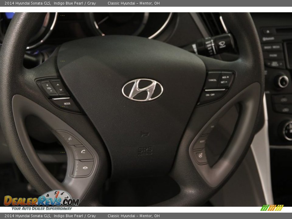 2014 Hyundai Sonata GLS Indigo Blue Pearl / Gray Photo #6