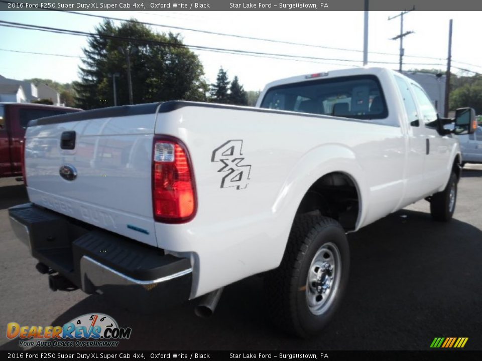 2016 Ford F250 Super Duty XL Super Cab 4x4 Oxford White / Black Photo #6