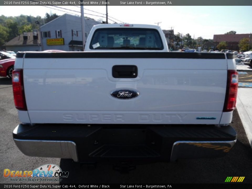 2016 Ford F250 Super Duty XL Super Cab 4x4 Oxford White / Black Photo #7