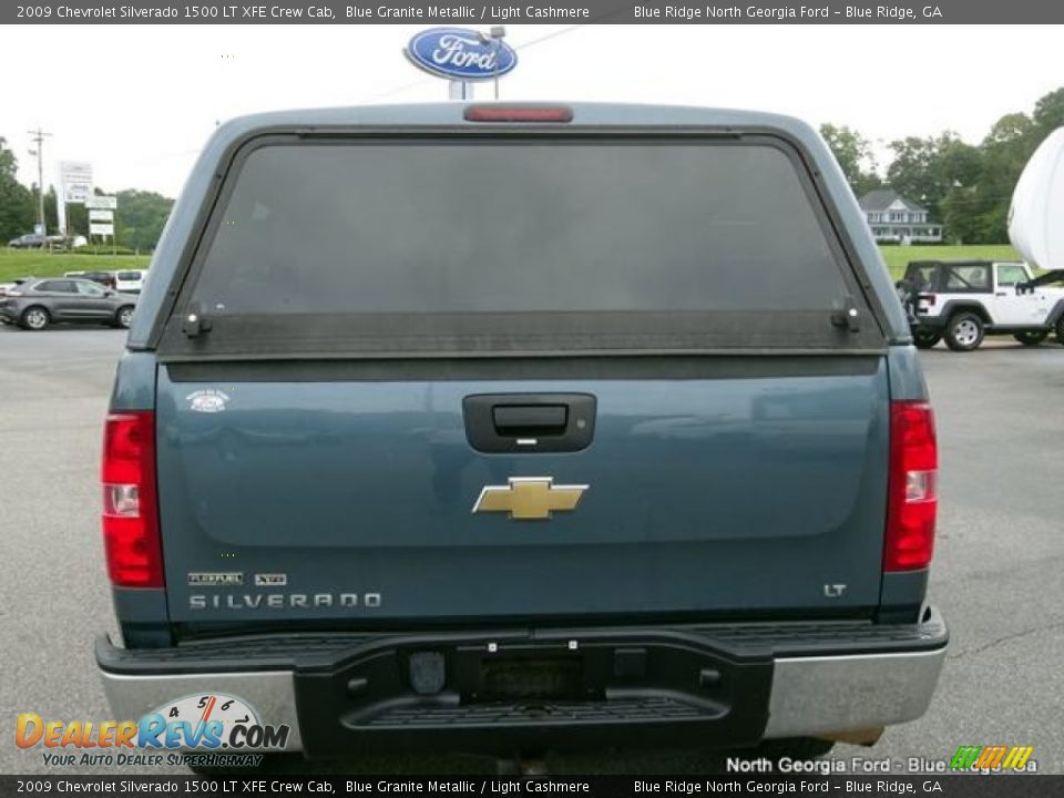 2009 Chevrolet Silverado 1500 LT XFE Crew Cab Blue Granite Metallic / Light Cashmere Photo #4