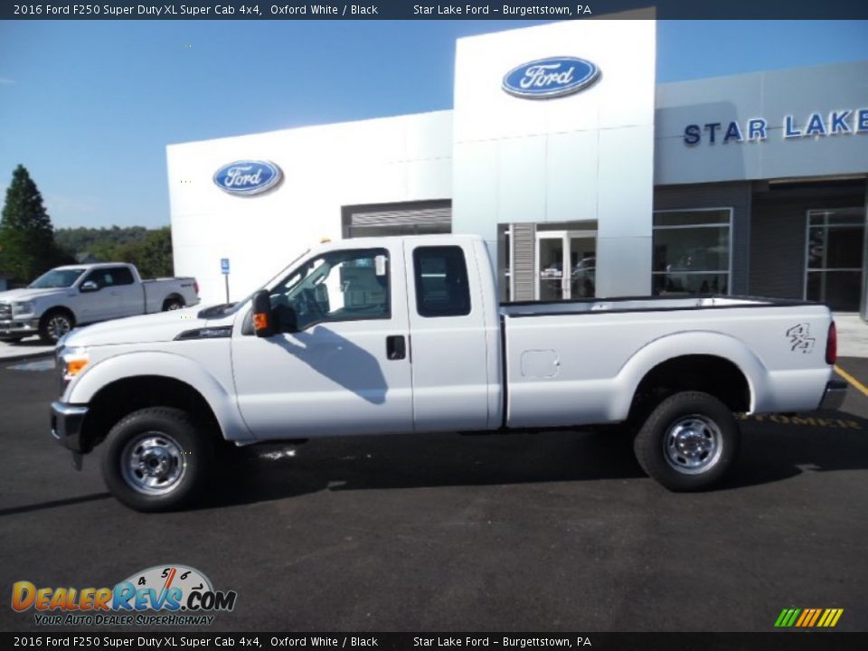 2016 Ford F250 Super Duty XL Super Cab 4x4 Oxford White / Black Photo #10