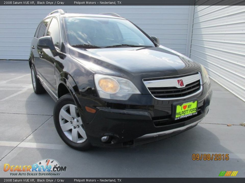2008 Saturn VUE XR Black Onyx / Gray Photo #2