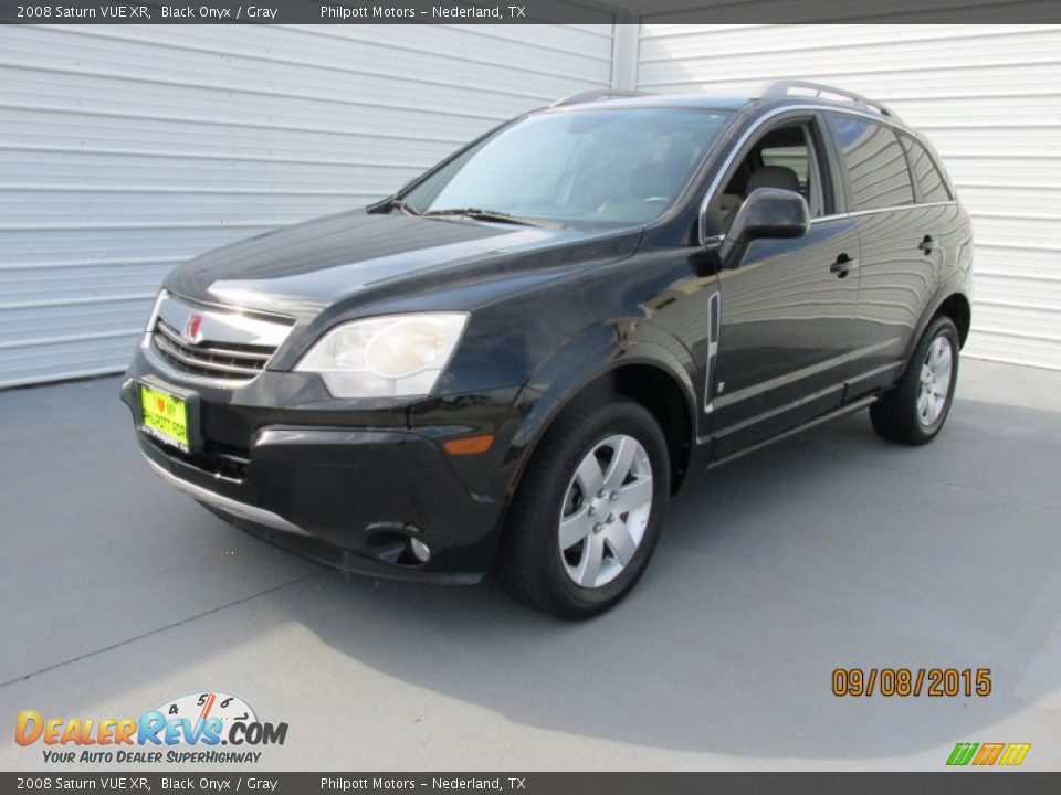 2008 Saturn VUE XR Black Onyx / Gray Photo #4