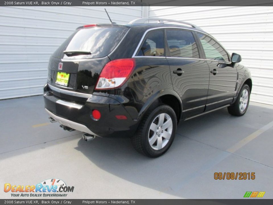 2008 Saturn VUE XR Black Onyx / Gray Photo #9
