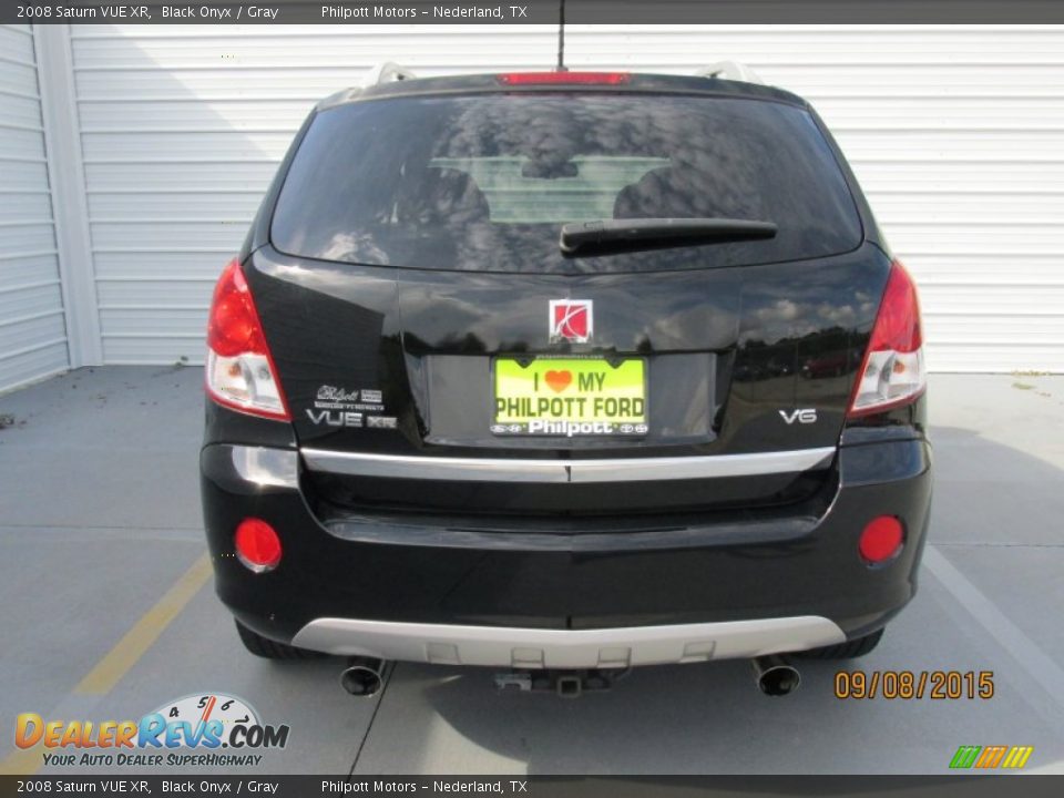 2008 Saturn VUE XR Black Onyx / Gray Photo #10