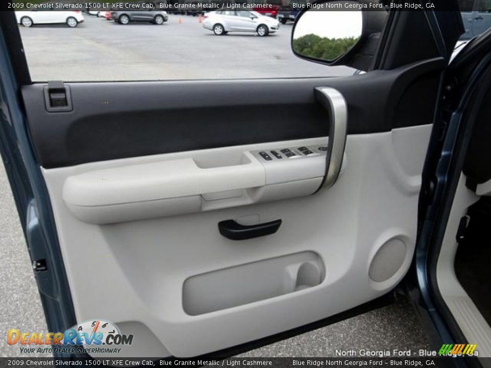 2009 Chevrolet Silverado 1500 LT XFE Crew Cab Blue Granite Metallic / Light Cashmere Photo #25