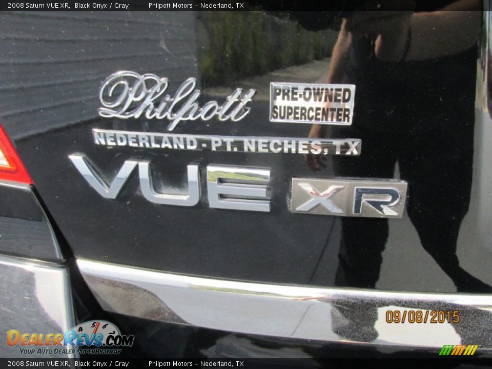 2008 Saturn VUE XR Black Onyx / Gray Photo #14