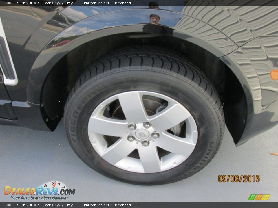2008 Saturn VUE XR Black Onyx / Gray Photo #17