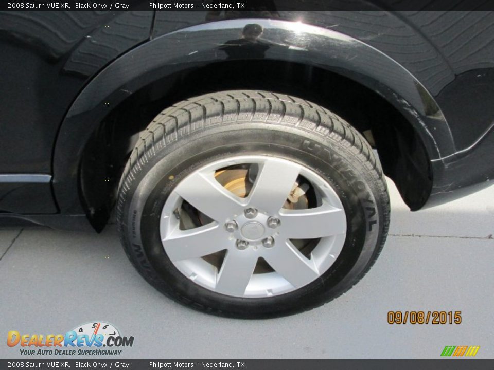 2008 Saturn VUE XR Black Onyx / Gray Photo #19