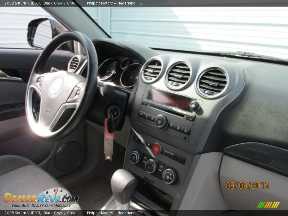 2008 Saturn VUE XR Black Onyx / Gray Photo #22