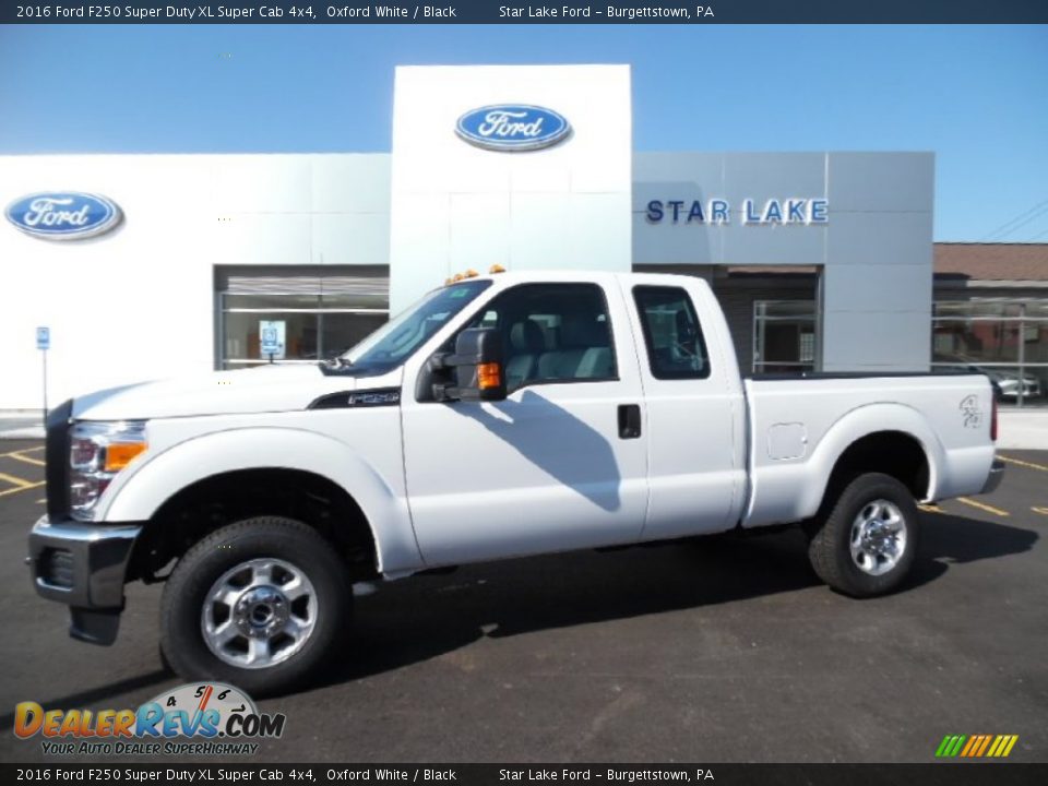 2016 Ford F250 Super Duty XL Super Cab 4x4 Oxford White / Black Photo #1
