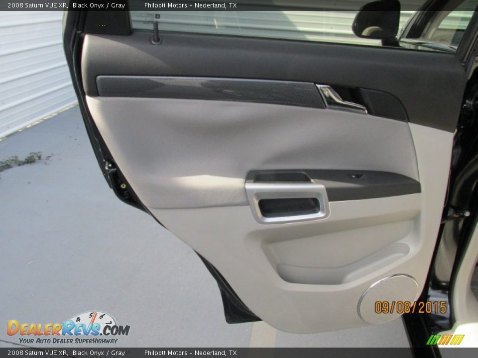 2008 Saturn VUE XR Black Onyx / Gray Photo #26