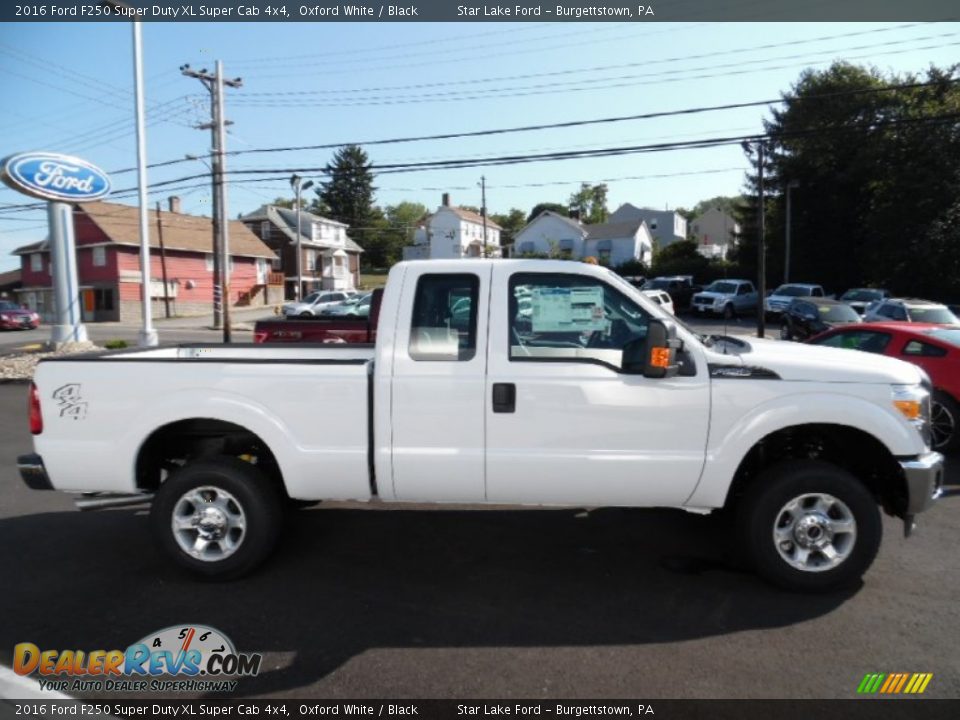 2016 Ford F250 Super Duty XL Super Cab 4x4 Oxford White / Black Photo #4
