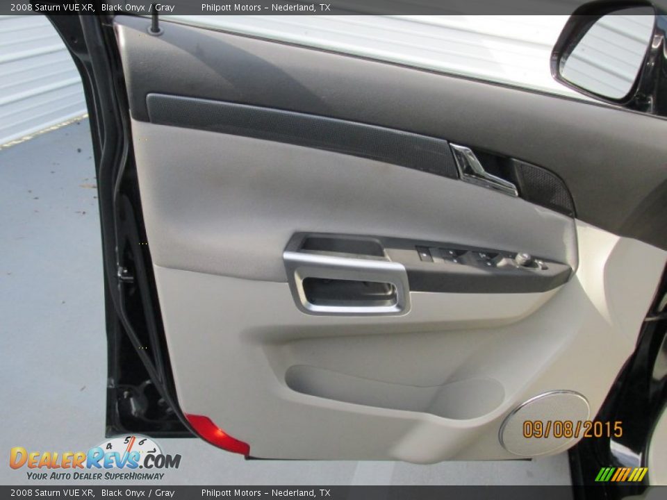 2008 Saturn VUE XR Black Onyx / Gray Photo #28