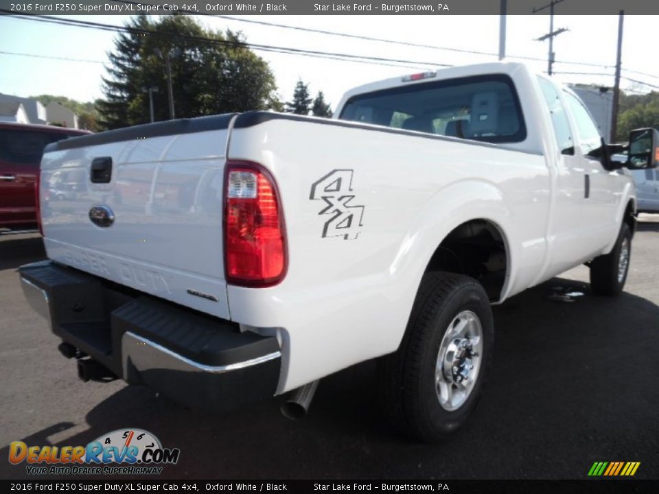 2016 Ford F250 Super Duty XL Super Cab 4x4 Oxford White / Black Photo #6