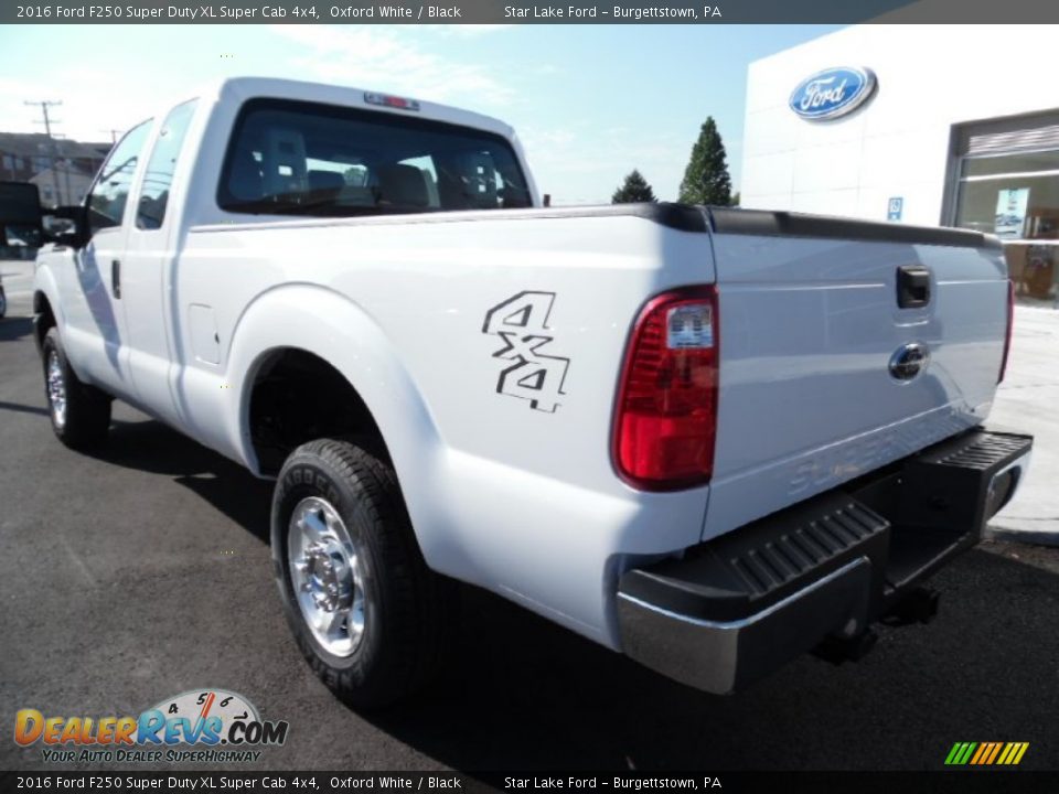 2016 Ford F250 Super Duty XL Super Cab 4x4 Oxford White / Black Photo #9