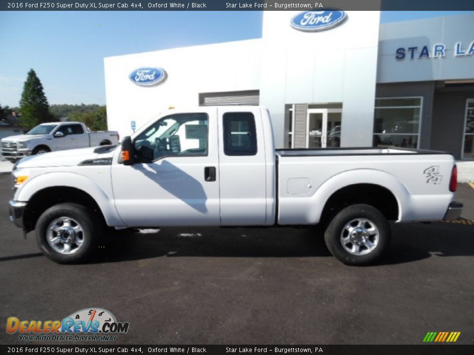 2016 Ford F250 Super Duty XL Super Cab 4x4 Oxford White / Black Photo #10