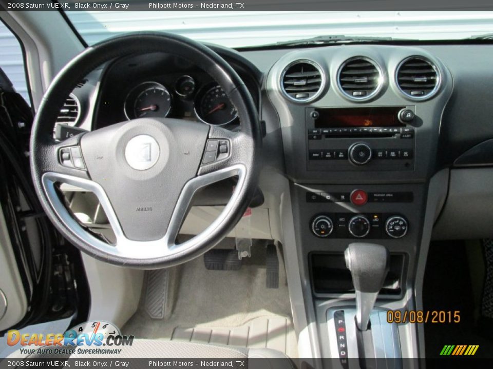 2008 Saturn VUE XR Black Onyx / Gray Photo #32