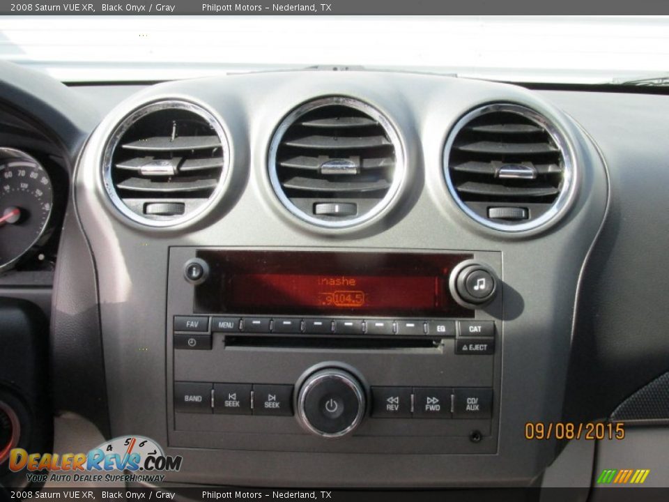 2008 Saturn VUE XR Black Onyx / Gray Photo #33