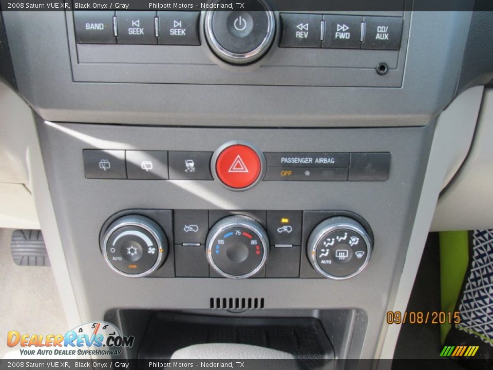 2008 Saturn VUE XR Black Onyx / Gray Photo #34