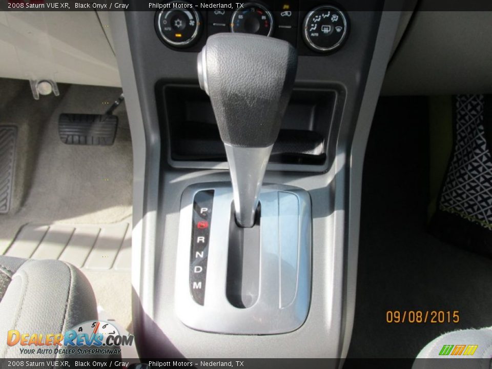 2008 Saturn VUE XR Black Onyx / Gray Photo #35