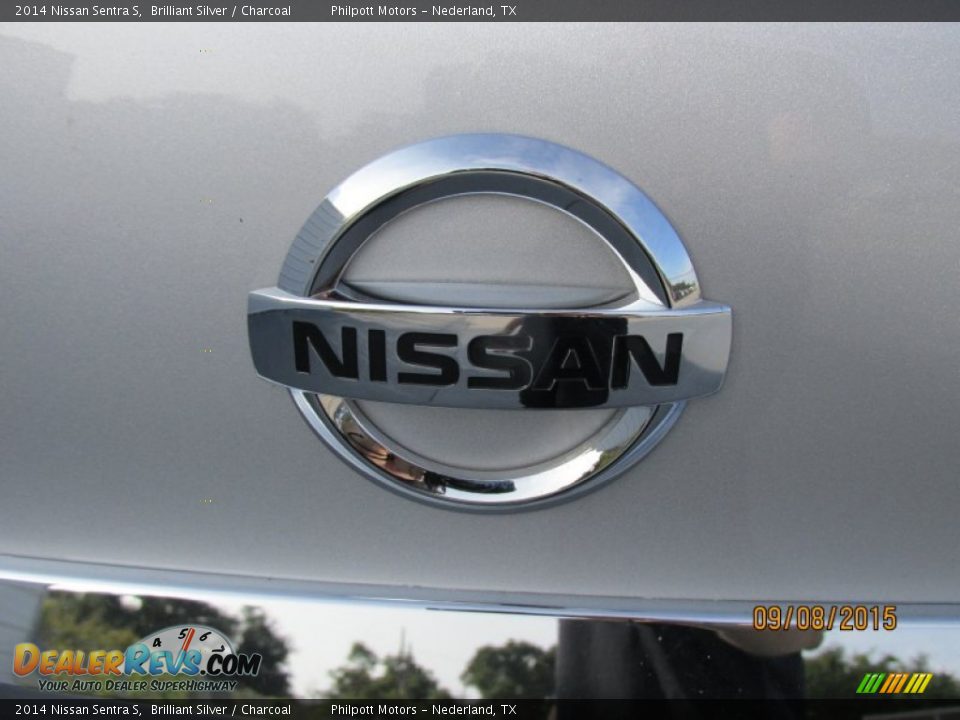 2014 Nissan Sentra S Brilliant Silver / Charcoal Photo #13