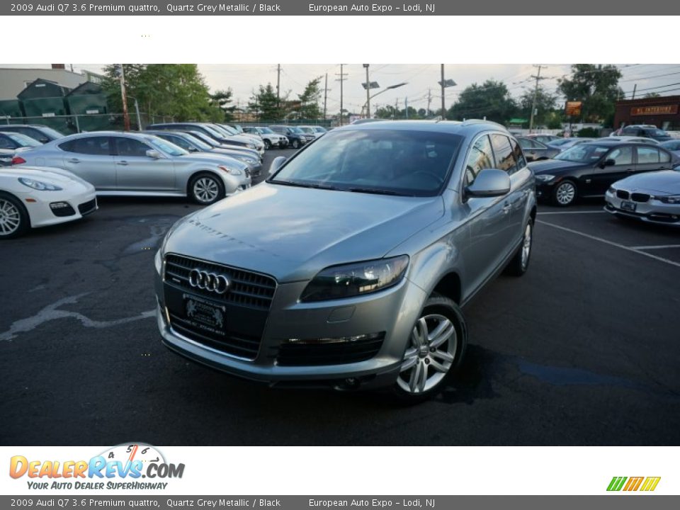 2009 Audi Q7 3.6 Premium quattro Quartz Grey Metallic / Black Photo #1