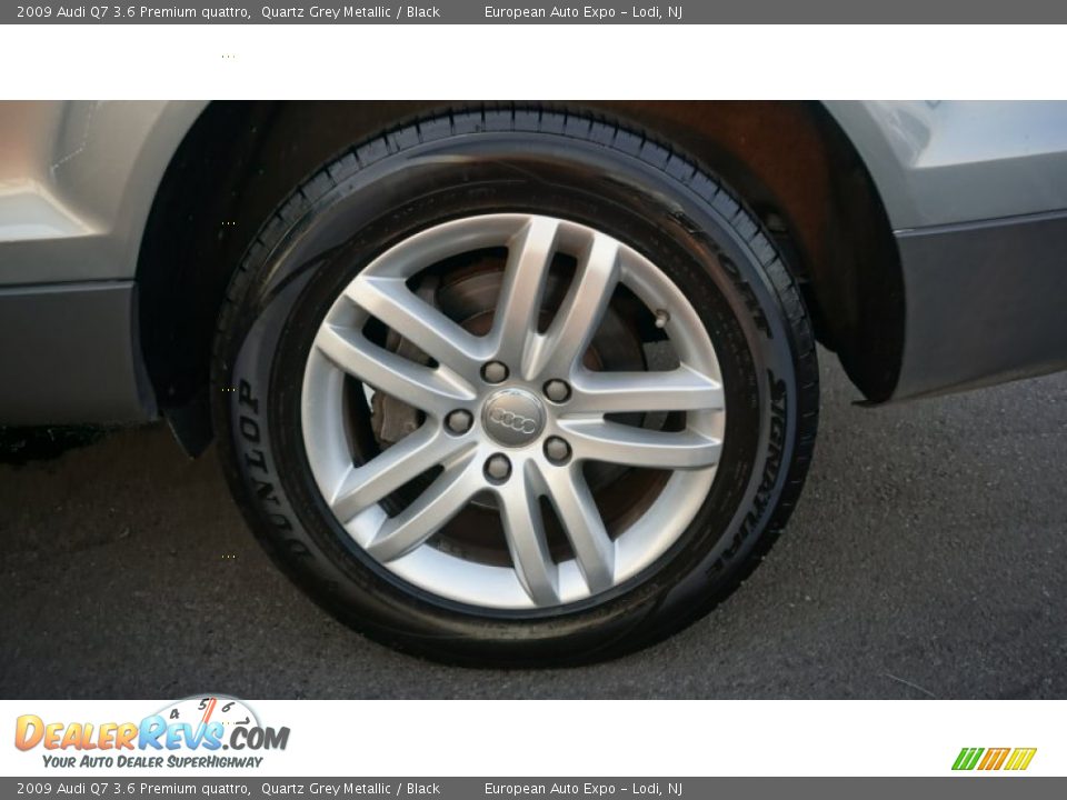 2009 Audi Q7 3.6 Premium quattro Quartz Grey Metallic / Black Photo #21