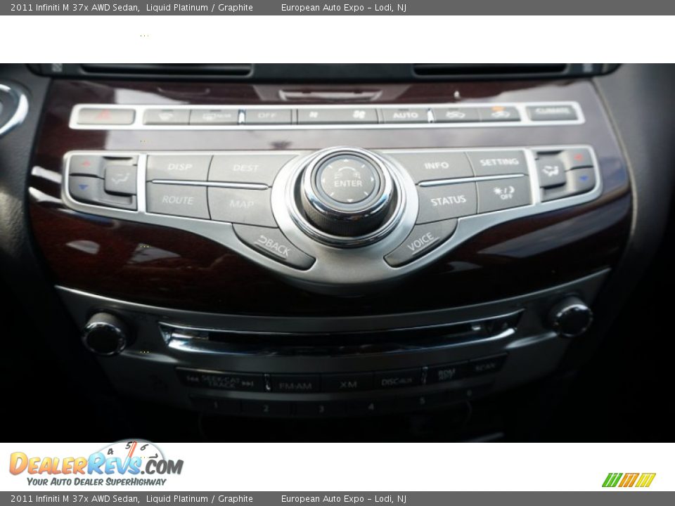 2011 Infiniti M 37x AWD Sedan Liquid Platinum / Graphite Photo #35
