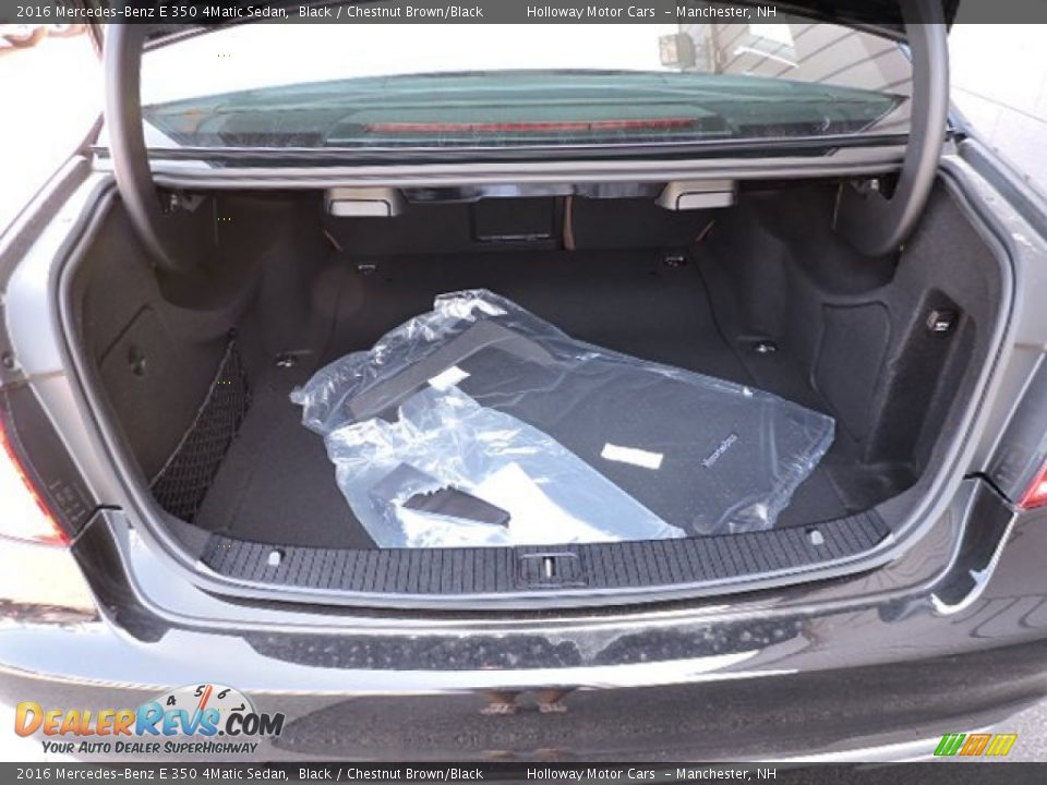 2016 Mercedes-Benz E 350 4Matic Sedan Black / Chestnut Brown/Black Photo #7