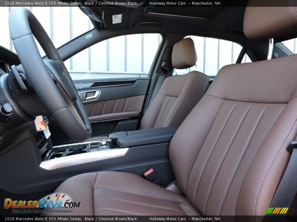 Chestnut Brown/Black Interior - 2016 Mercedes-Benz E 350 4Matic Sedan Photo #10