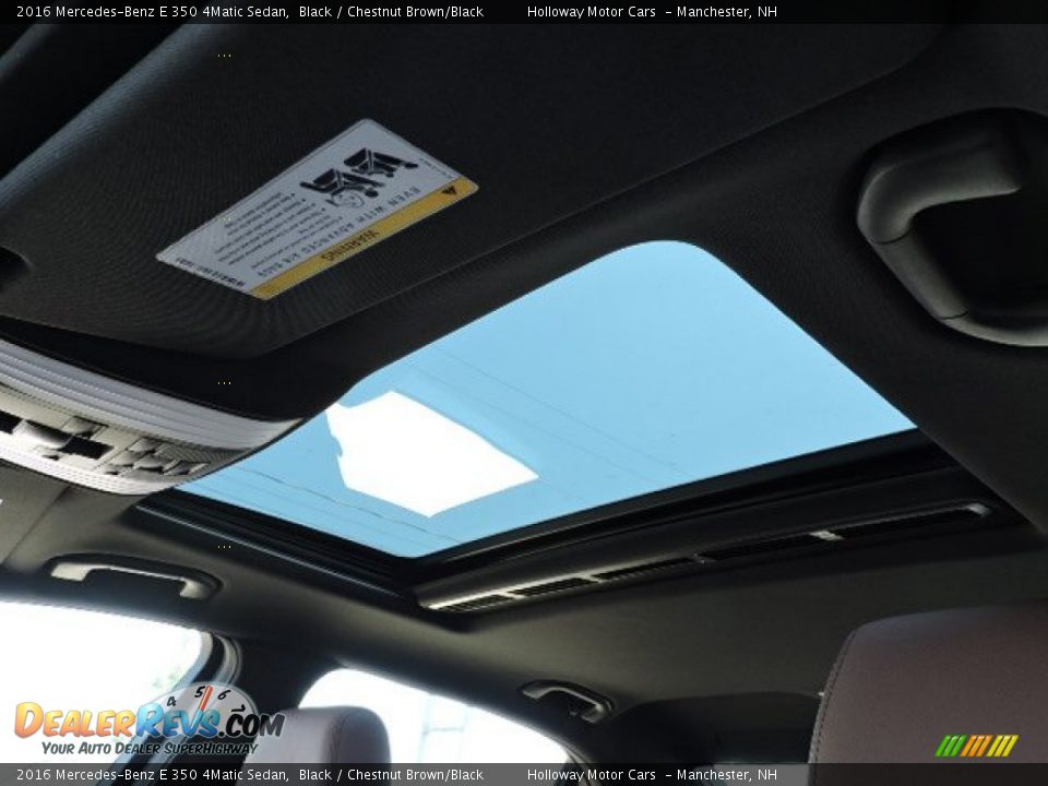2016 Mercedes-Benz E 350 4Matic Sedan Black / Chestnut Brown/Black Photo #12