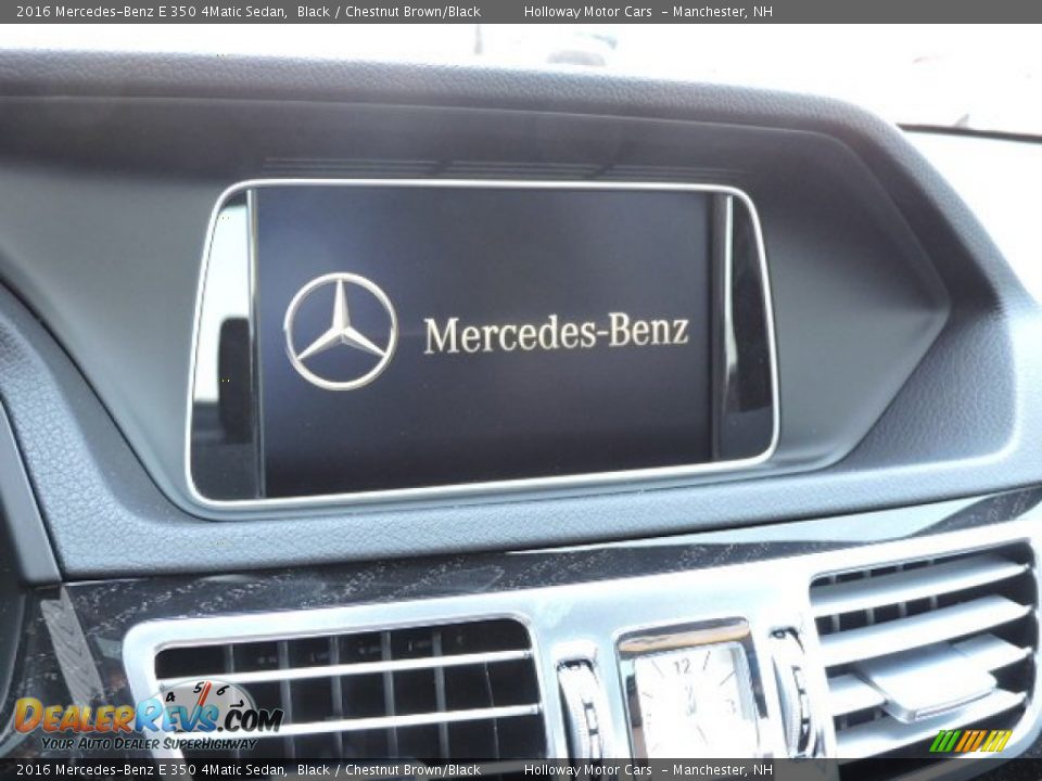 2016 Mercedes-Benz E 350 4Matic Sedan Black / Chestnut Brown/Black Photo #13
