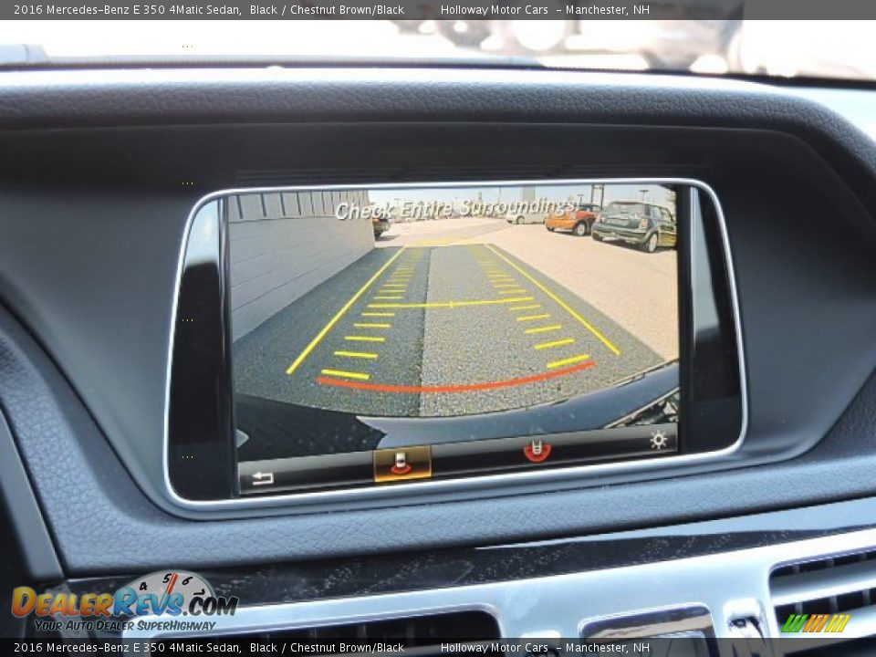 2016 Mercedes-Benz E 350 4Matic Sedan Black / Chestnut Brown/Black Photo #16