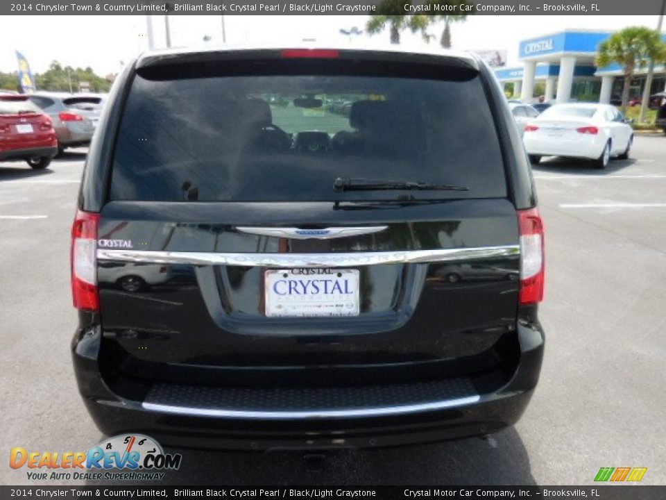 2014 Chrysler Town & Country Limited Brilliant Black Crystal Pearl / Black/Light Graystone Photo #10