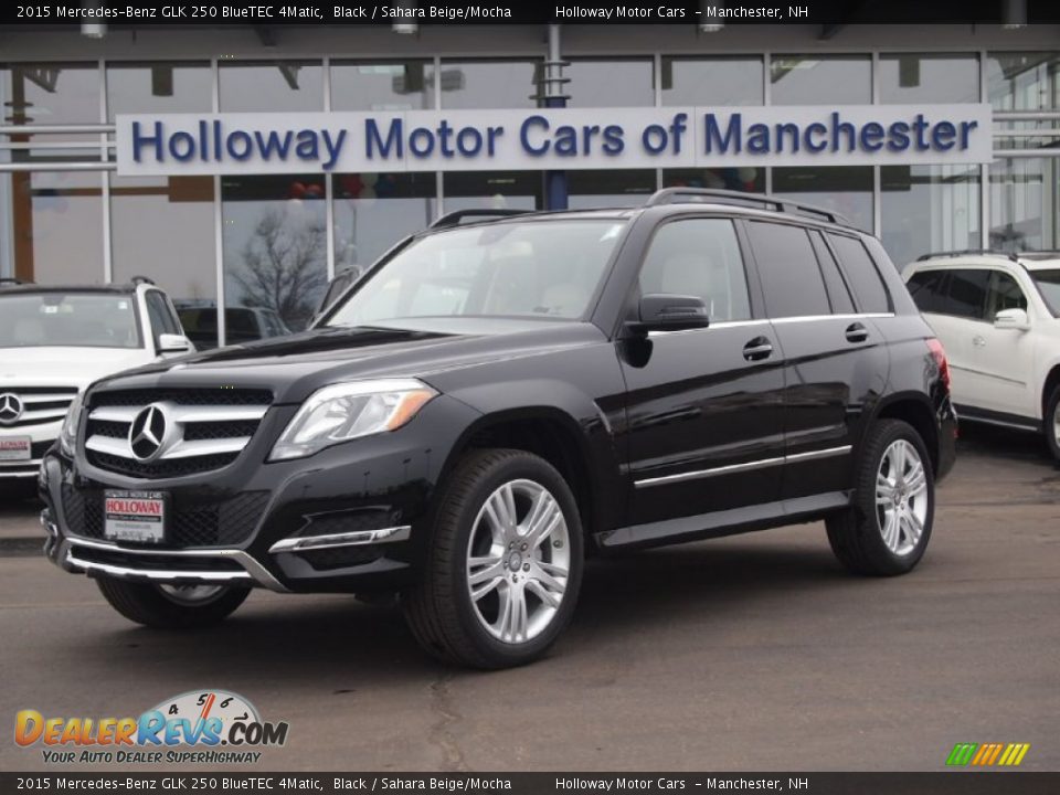 2015 Mercedes-Benz GLK 250 BlueTEC 4Matic Black / Sahara Beige/Mocha Photo #1