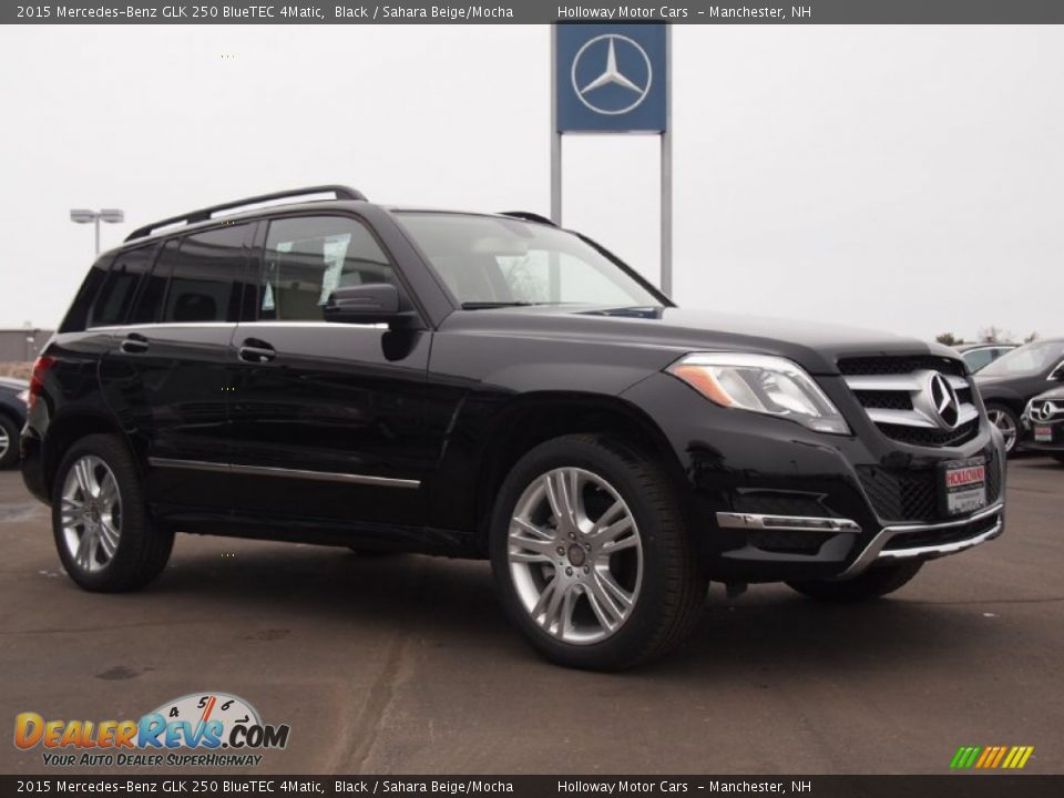 2015 Mercedes-Benz GLK 250 BlueTEC 4Matic Black / Sahara Beige/Mocha Photo #3