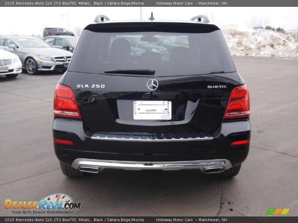 2015 Mercedes-Benz GLK 250 BlueTEC 4Matic Black / Sahara Beige/Mocha Photo #4