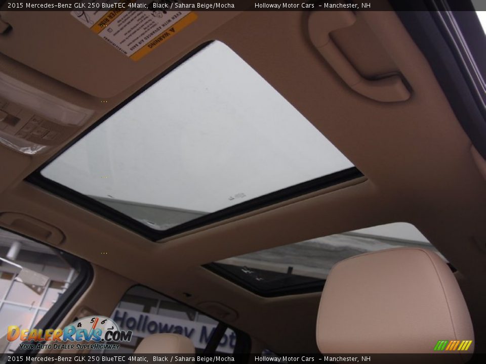 2015 Mercedes-Benz GLK 250 BlueTEC 4Matic Black / Sahara Beige/Mocha Photo #12