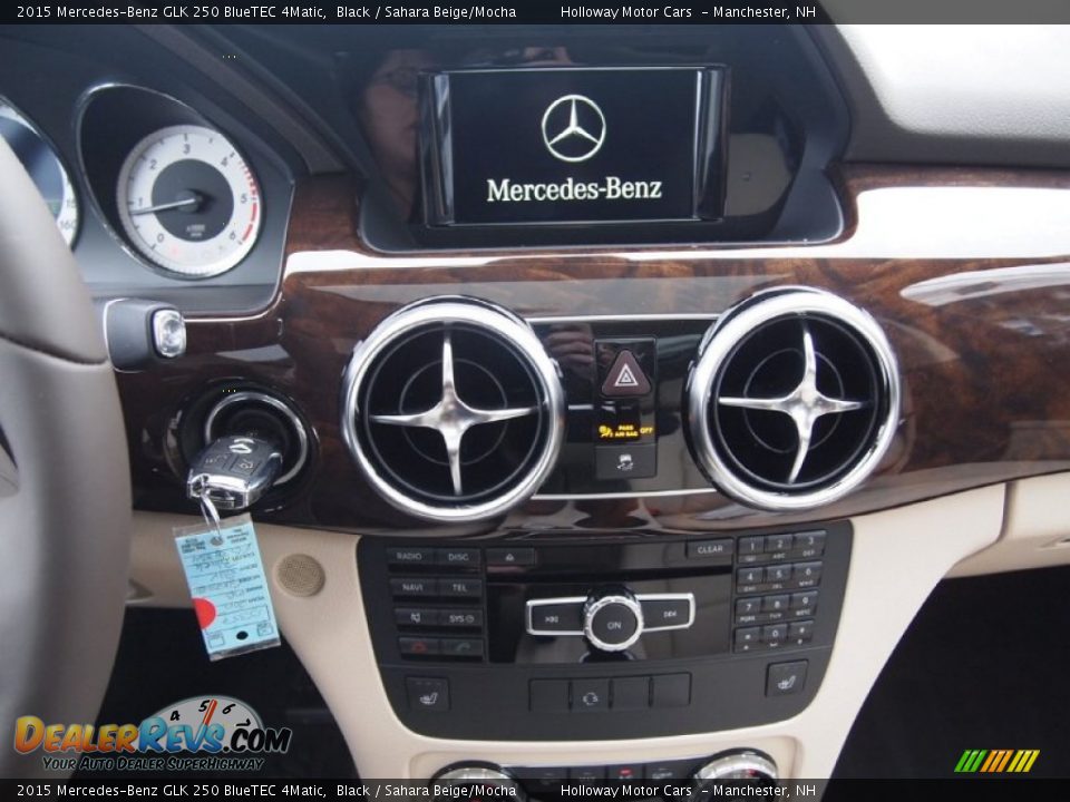 2015 Mercedes-Benz GLK 250 BlueTEC 4Matic Black / Sahara Beige/Mocha Photo #13